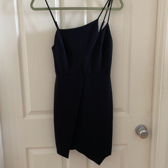 Lush Asymmetrical Bodycon Dress - Picture 6 of 9